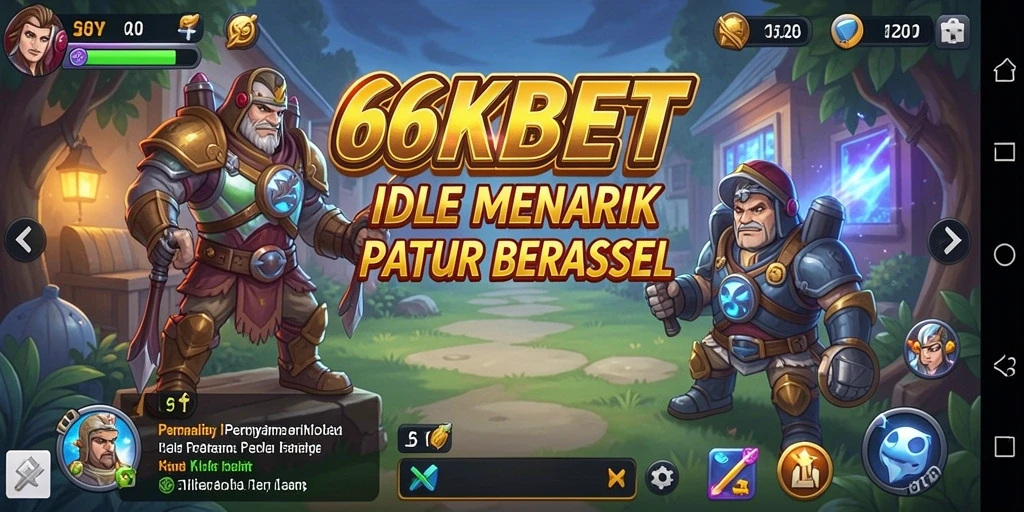 Tampilan menarik dari gameplay Idle 66KBET yang memukau.