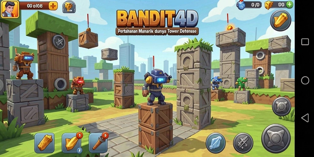Tangkapan layar BANDIT4D menampilkan aksi mendebarkan strategi pertahanan.