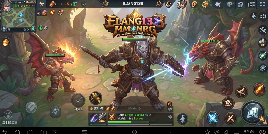 Tampilan gameplay yang mendebarkan dalam dunia MMORPG