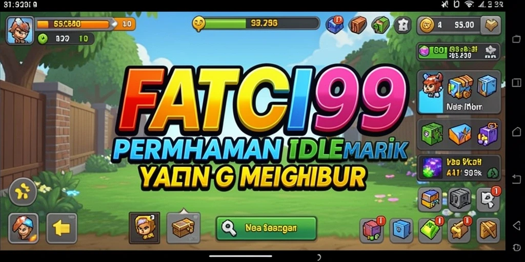 Tampilan gameplay dari FATCI99 dengan aktivitas Idle yang menarik.