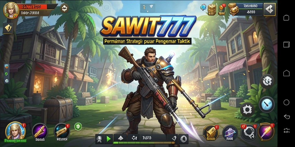 Screenshot gameplay SAWIT777 menunjukkan aksi strategis yang mendebarkan.