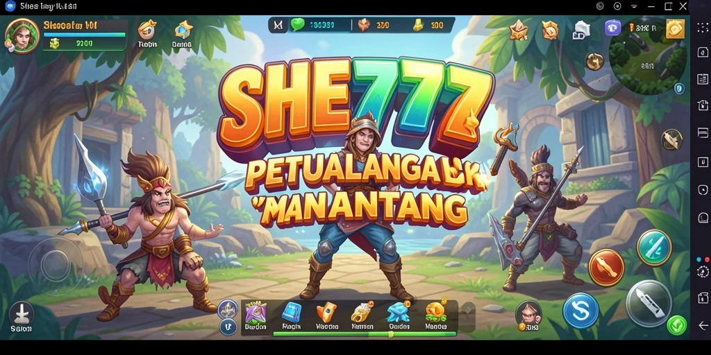 Tampilan gameplay mendebarkan dari SHE777 dalam petualangan epik.