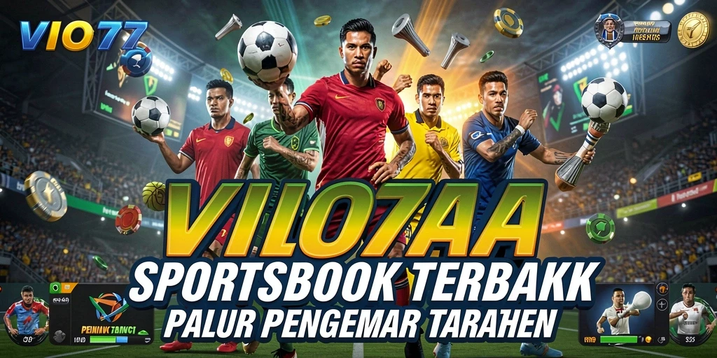 Tampilan utama VIO77 dengan berbagai opsi taruhan olahraga.