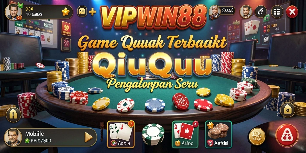 Tampilan gameplay QiuQiu yang seru dan menantang.