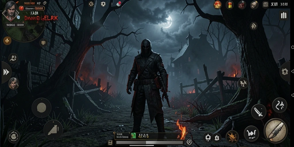 Screenshot menampilkan gameplay X88 yang mencekam dan penuh ketegangan.