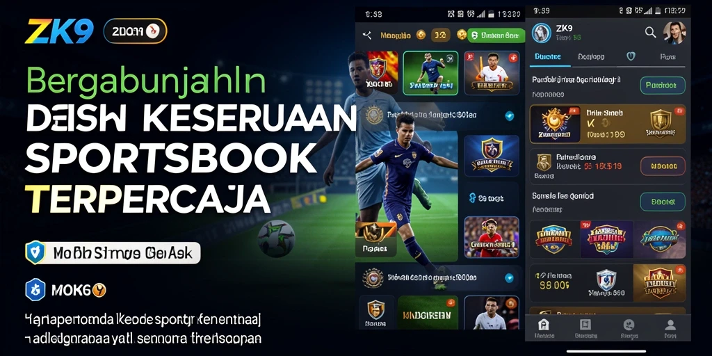 Gameplay ZK9 menampilkan taruhan olahraga yang menarik dan interaktif.